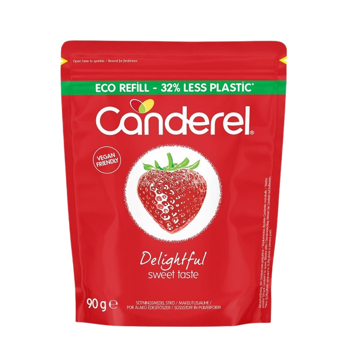 Canderel Streussüsse Vorderseite