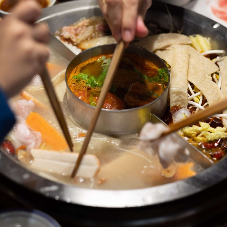 Chinesischer Hotpot Stillife