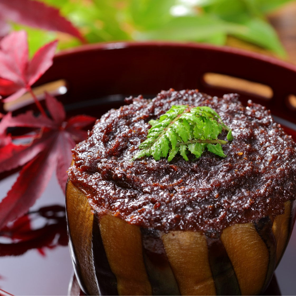 Hatcho Miso Stillife mit Aubergine