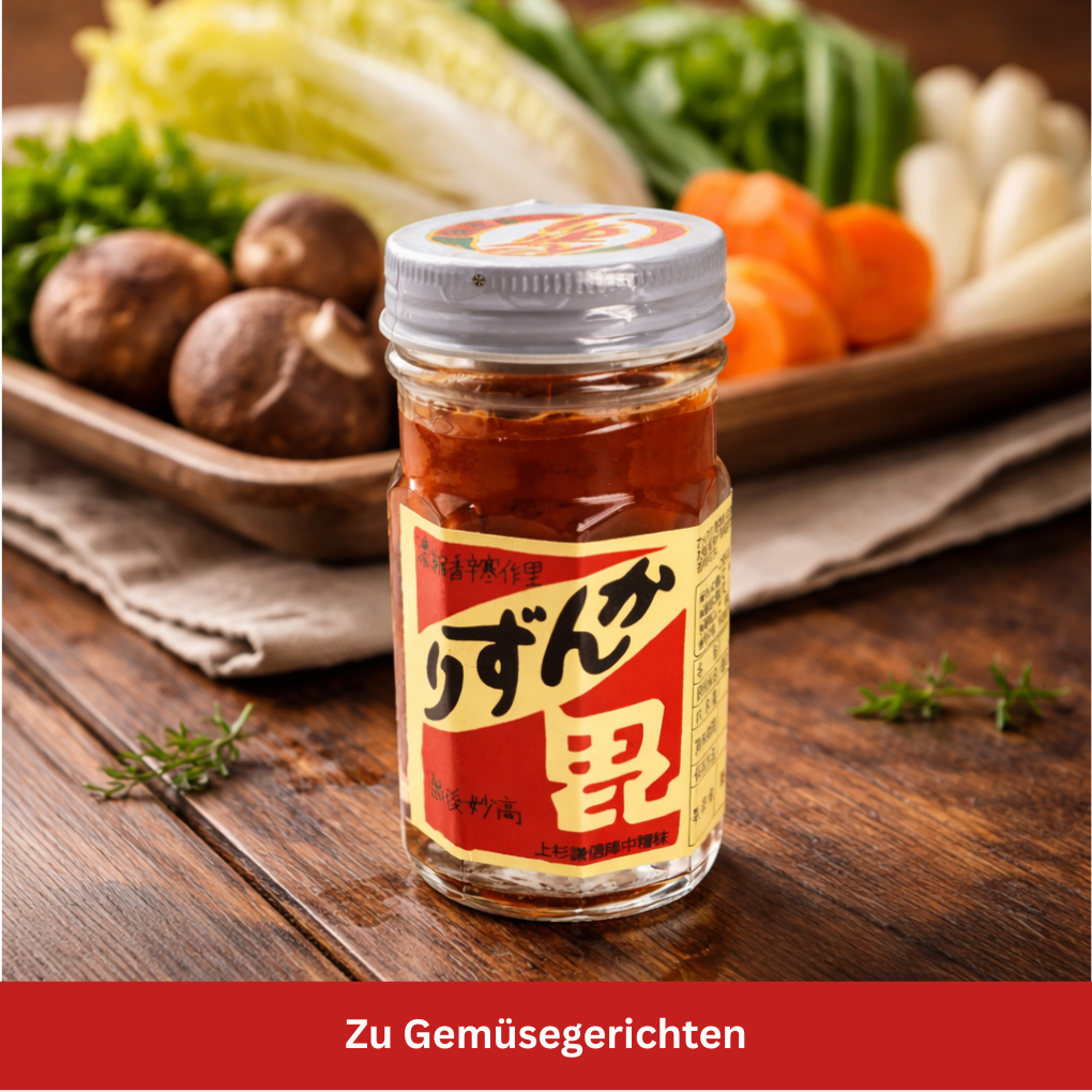 Kanzuri 70g zu Gemüsegerichten Stillife