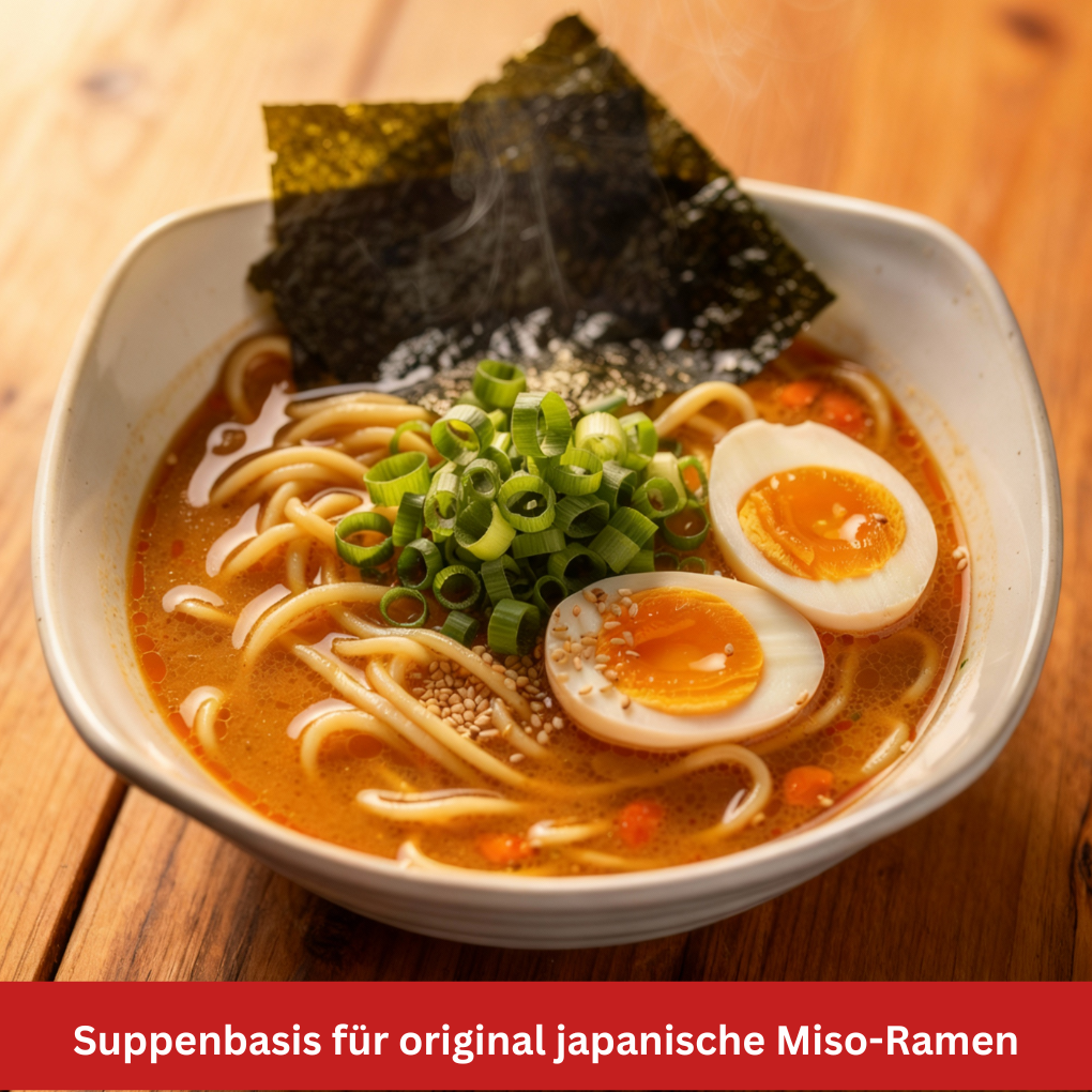 Suppenbasis für Miso Ramen Stillife