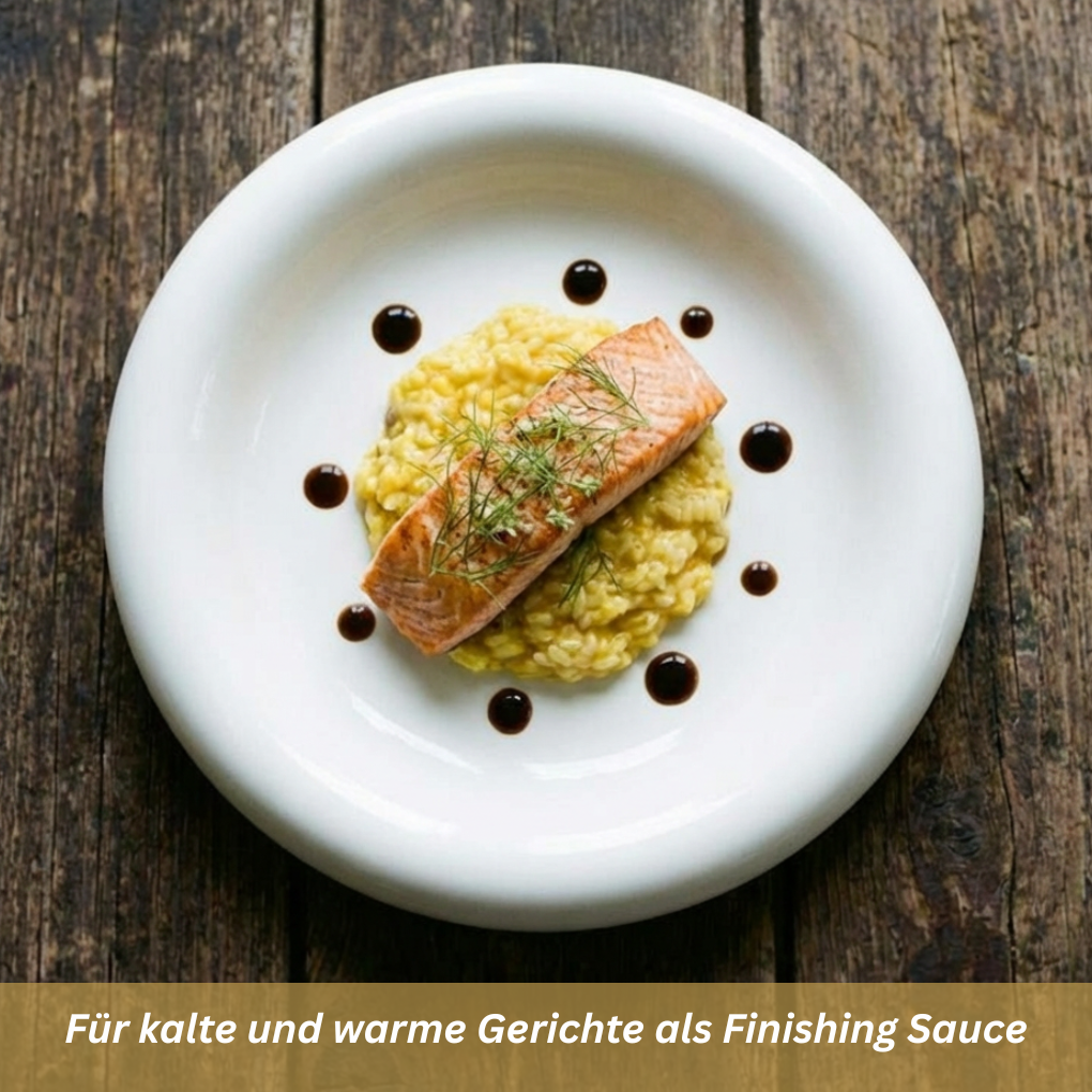 Verwendung dunkle Sojasauce als Finishing Sauce