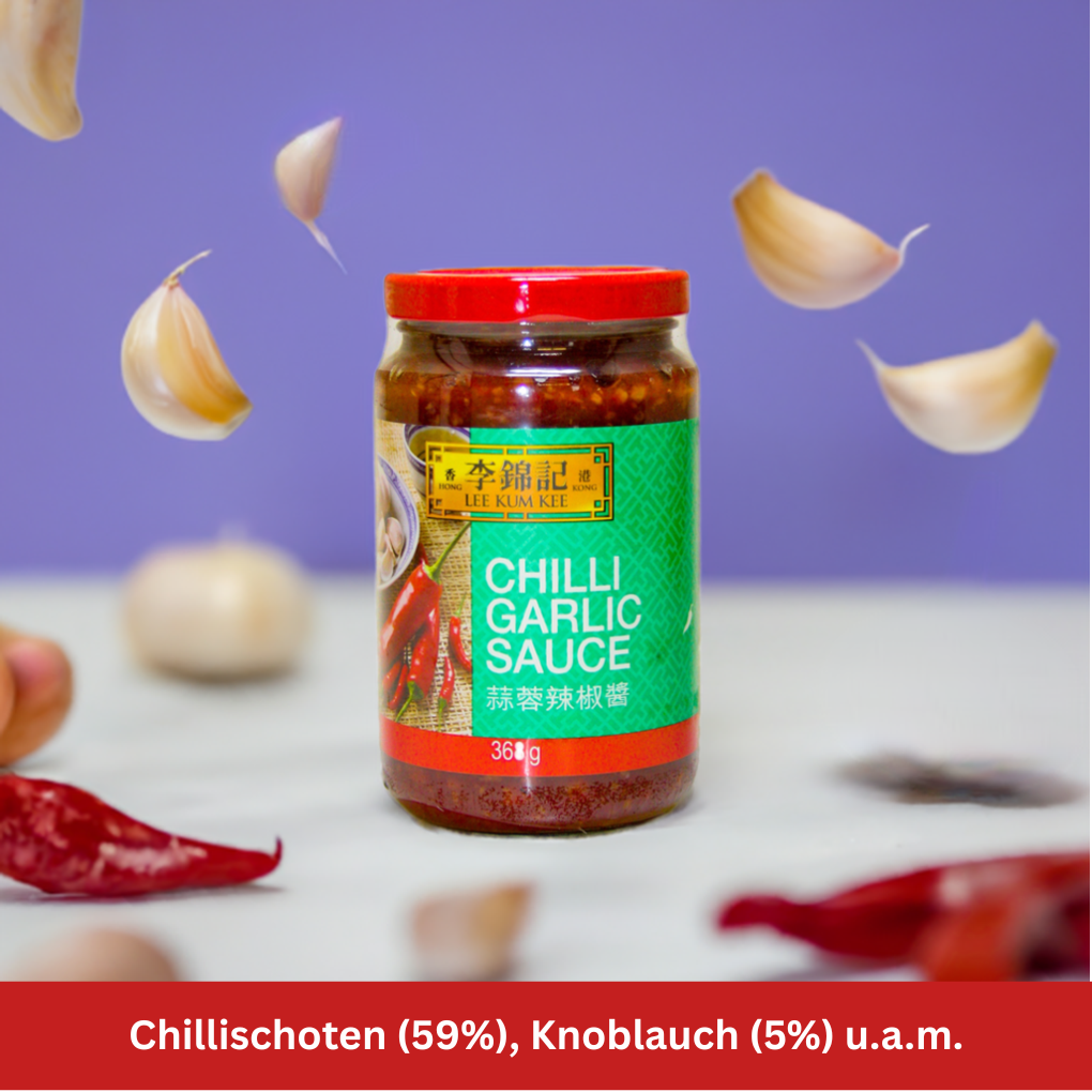 Zutaten Chilli-Garlic-Sauce LKK Stillife