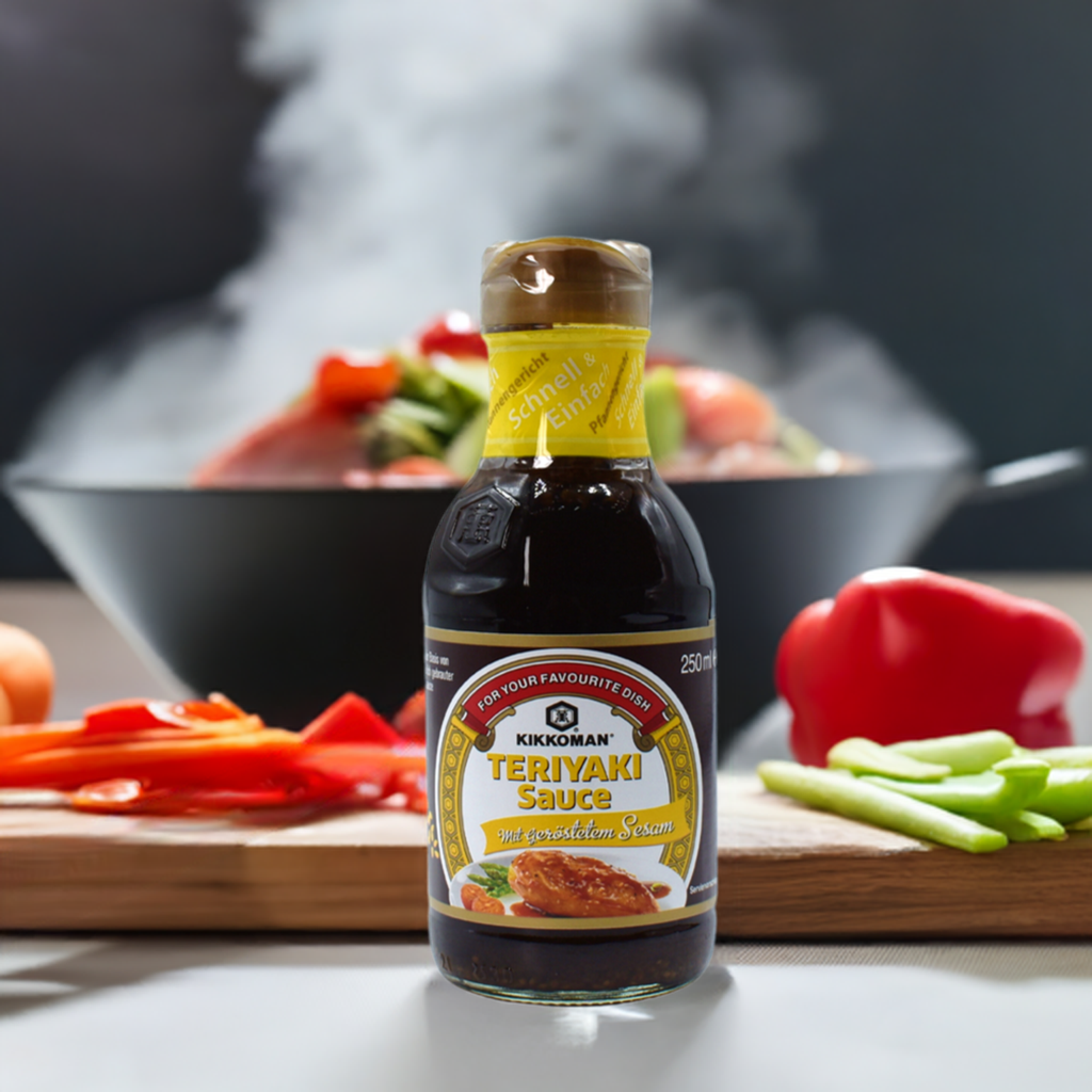 Kikkoman Teriyaki Sauce Sesam Stillife