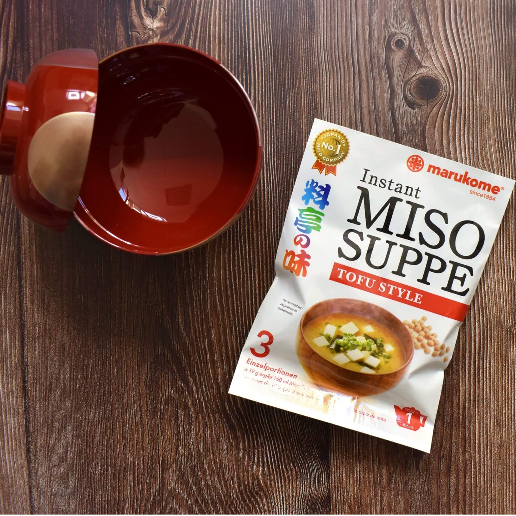 Marukome Miso-Suppe 3 Portionen