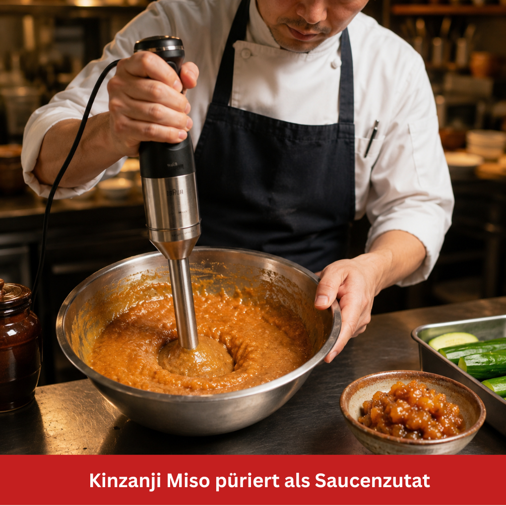Kinzanji Miso als Saucenzutat
