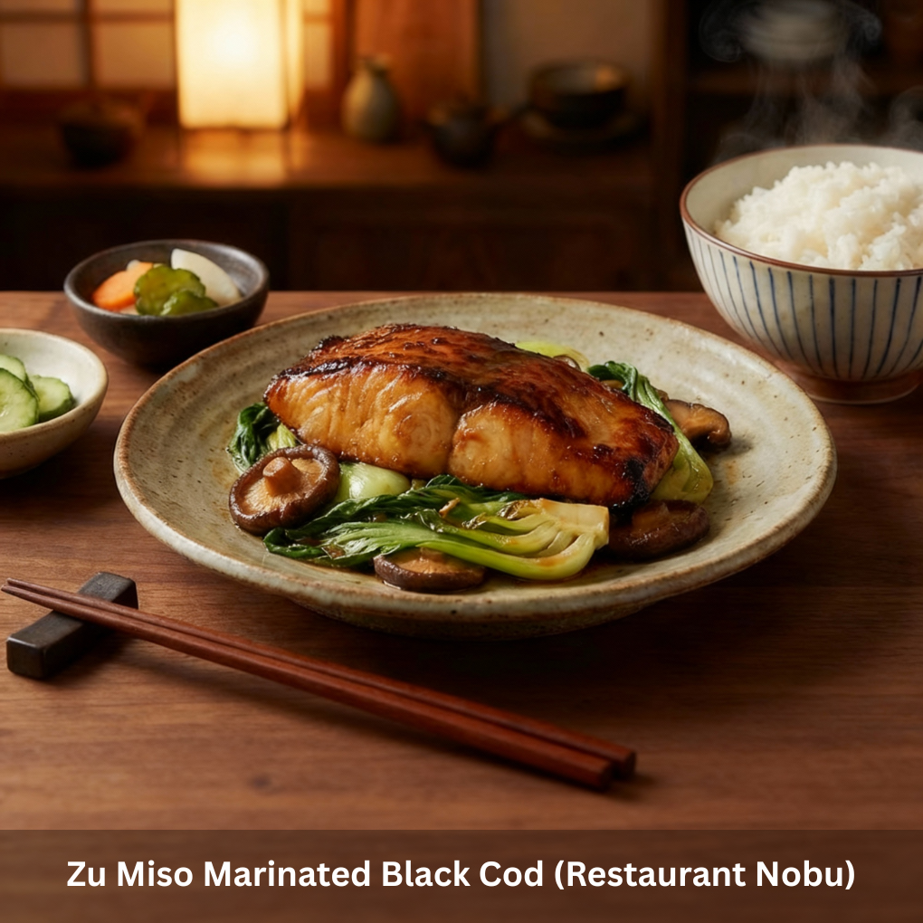 Miso marinated Black Cod