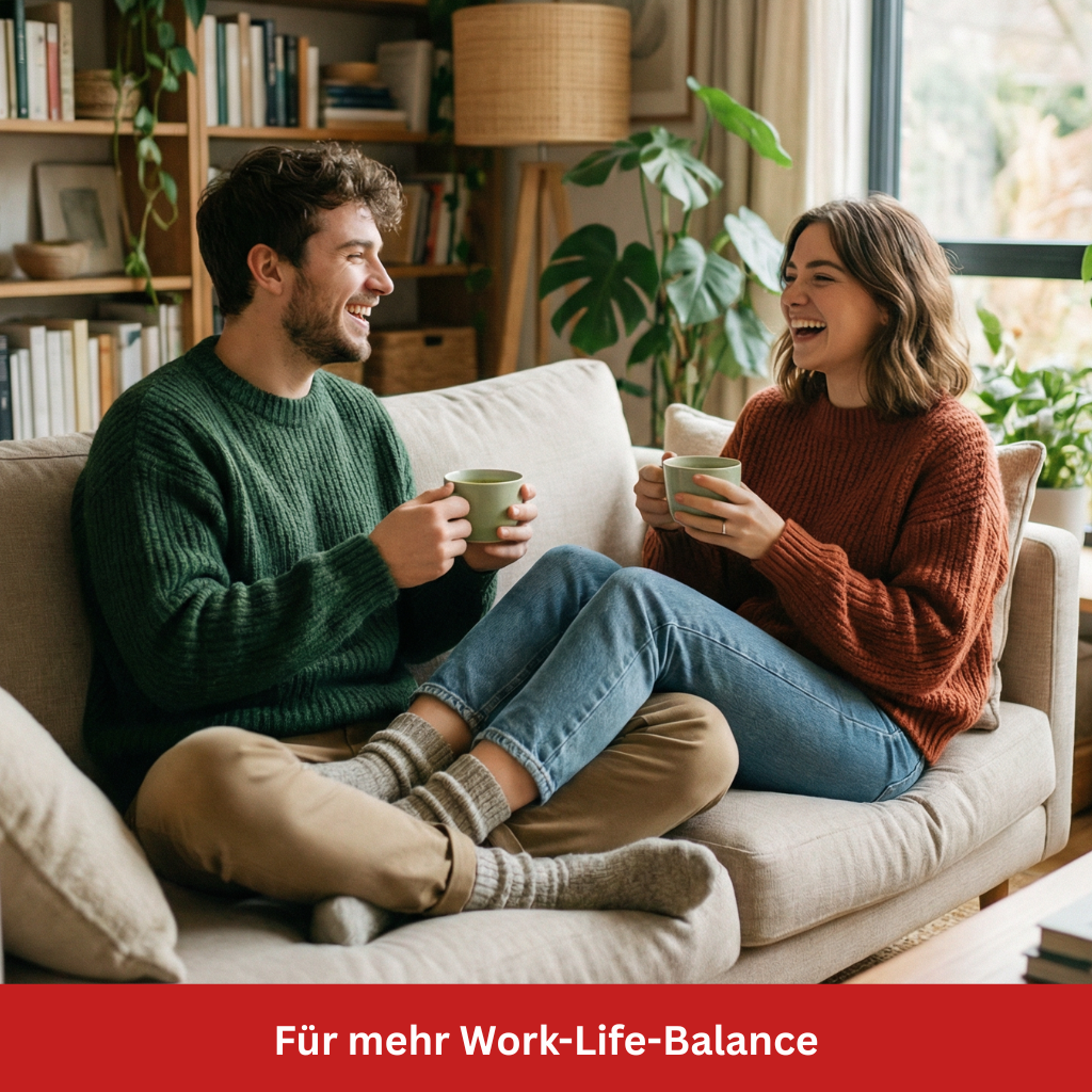 Grüner Tee im Wohnzimmer Stillife