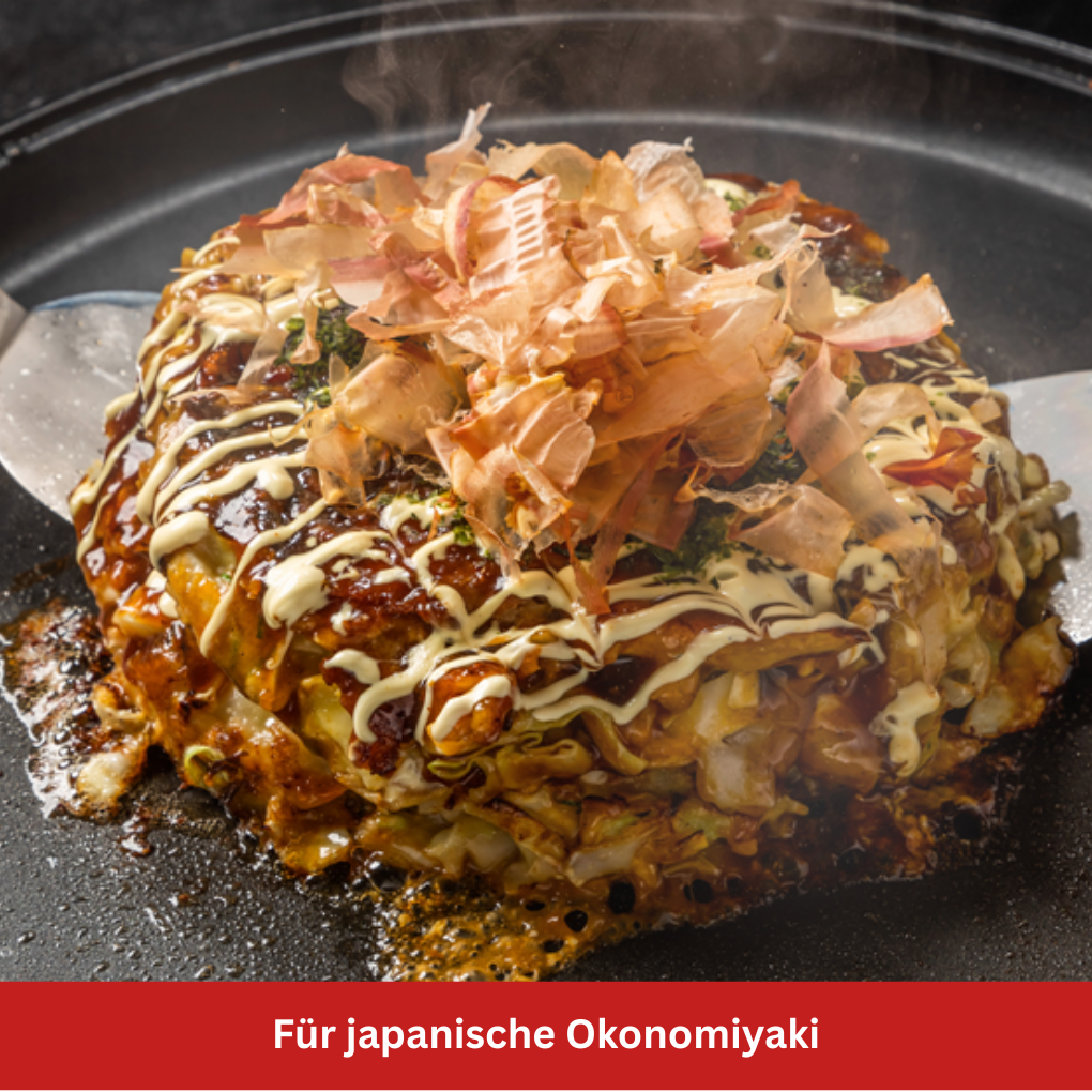 Japanische Okonomiyaki Stillife