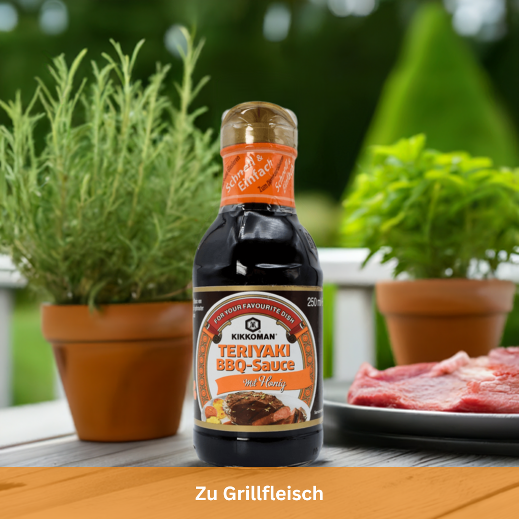 Verwendung Teriyaki Sesam zum Grillen