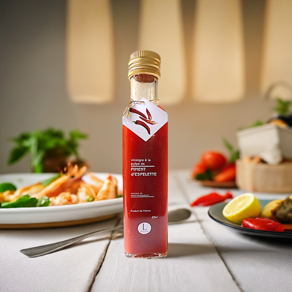 Weissweinessig mit Piment d'Espelette Stillife 02