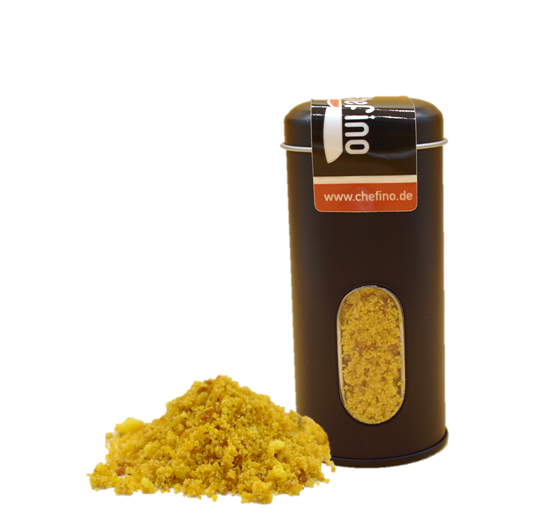 Exotic fruit crumble topping for bowls, mochi ice cream, desserts