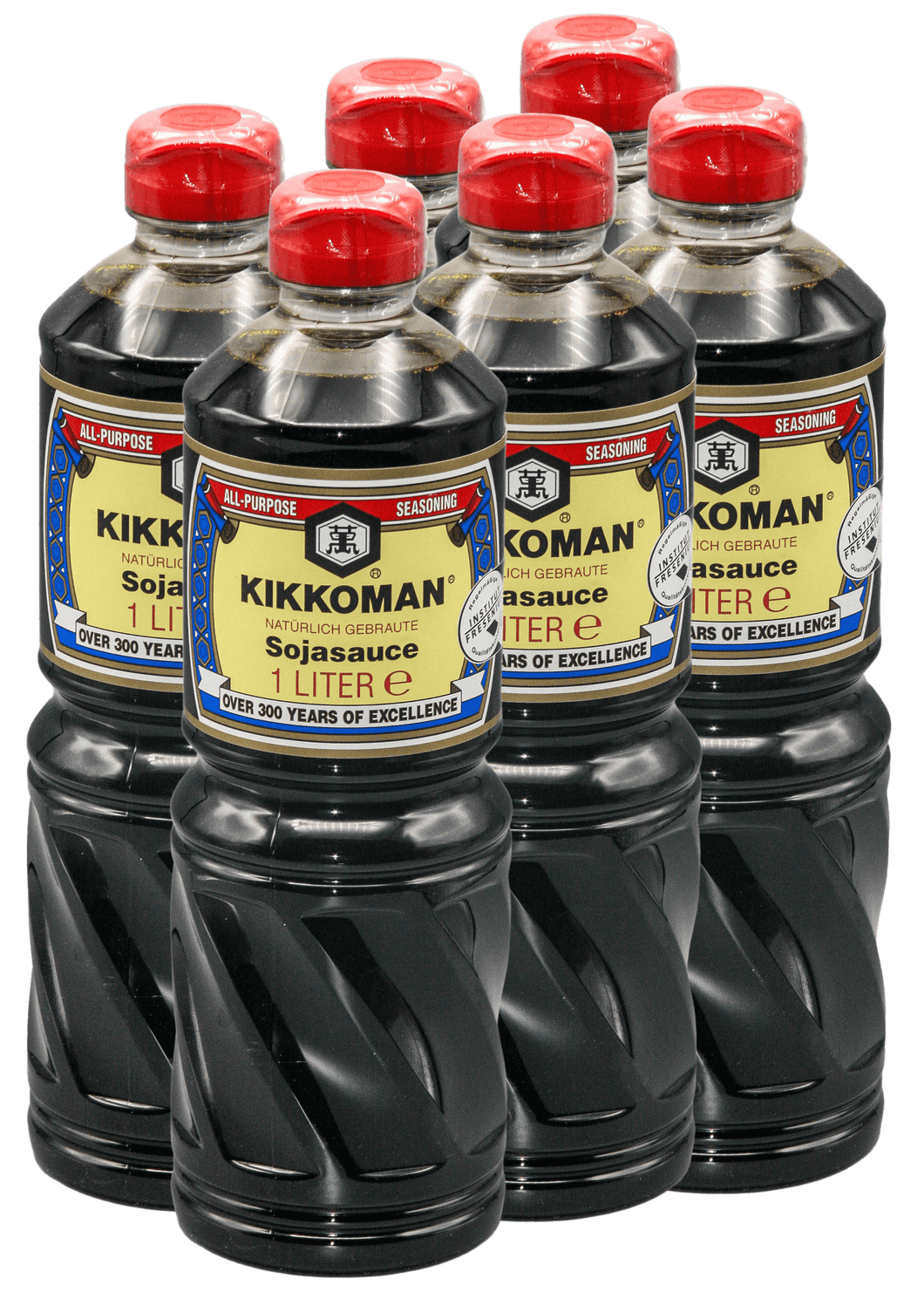 Double pack Kikkoman soy sauce 2x1 l