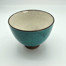 Load image into Gallery viewer, Japanische Reis Bowl Wanguri türkis
