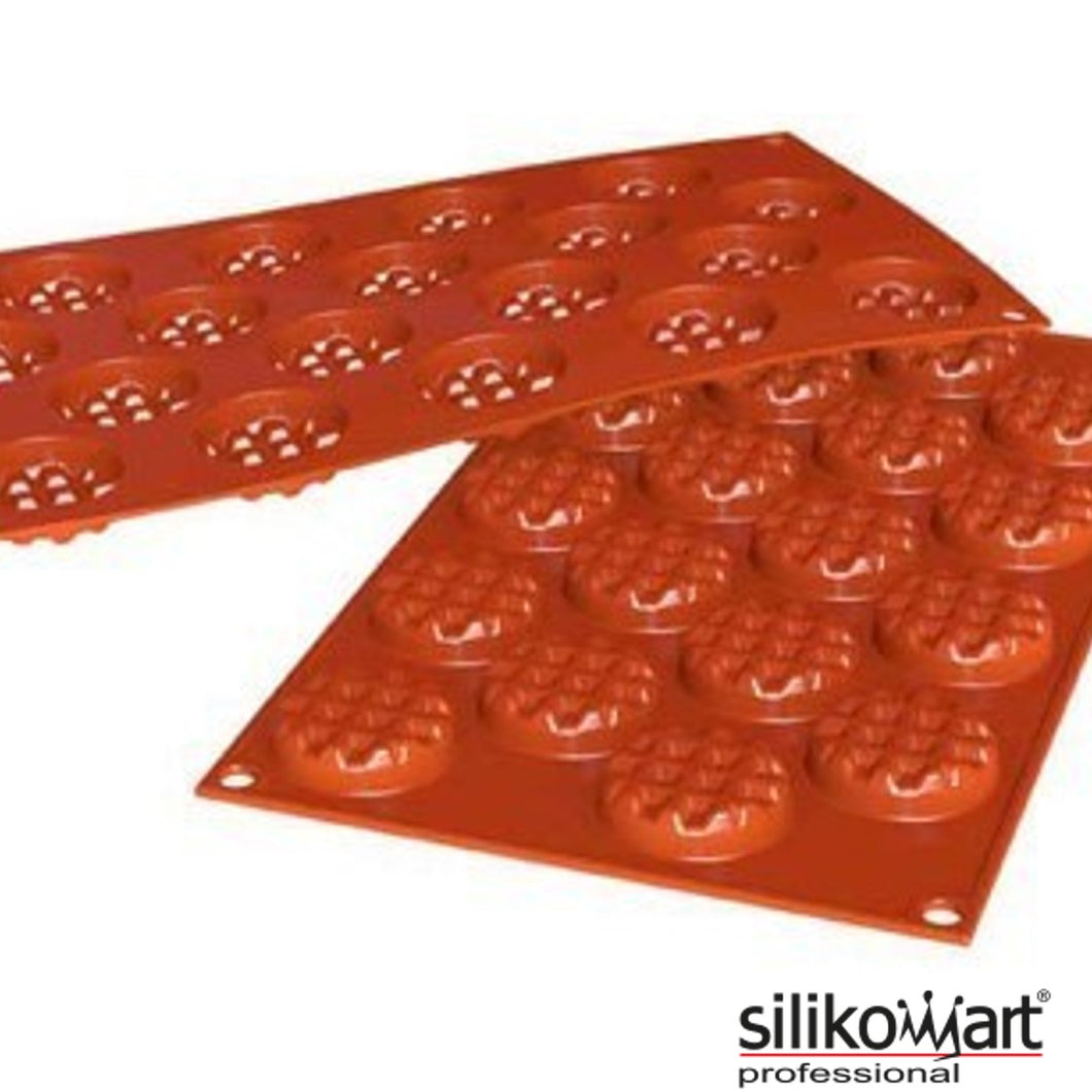 Silikon-Form Mini-Waffel